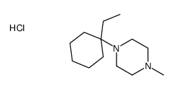 1-(1-ethylcyclohexyl)-4-methylpiperazine,hydrochloride Structure