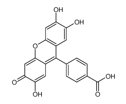9-(4-羧苯基)-3-氟结构式