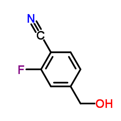 2-Fluoro-4-(hydroxymethyl)benzonitrile Structure