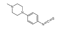 1-(4-异硫代氰酰基苯基)-4-甲基哌嗪结构式