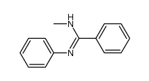N-methyl-N'-phenyl-benzamidine Structure