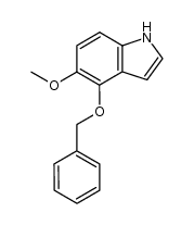 4-Benzyloxy-5-methoxyindole Structure