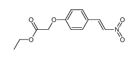 [4-(2-NITRO-VINYL)-PHENOXY]-ACETIC ACID ETHYL ESTER结构式