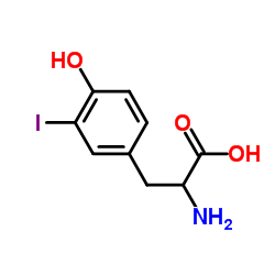 3-碘-D-酪氨酸结构式