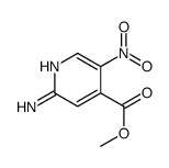 2-氨基-5-硝基异烟酸甲酯结构式