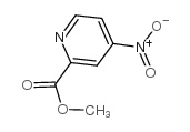 4-硝基-吡啶-2-羧酸甲酯结构式