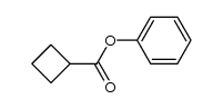 cyclobutanecarboxylic acid phenyl ester结构式