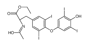 N-Acetyl-L-thyroxine Ethyl Ester Structure
