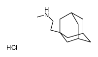 1-(2-甲基氨基乙基)金刚烷盐酸盐结构式