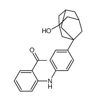 2-[4-(3-hydroxy-1-adamantyl)anilino]benzoic acid Structure