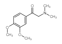 2-(二甲基氨基)-3,4-二甲氧基苯乙酮结构式