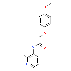N-(2-chloropyridin-3-yl)-2-(4-methoxyphenoxy)acetamide结构式