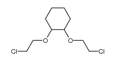 1,2-Bis-(2-chlorethoxy)-cyclohexan结构式