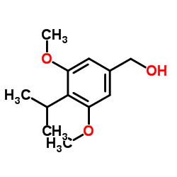 (3,5-dimethoxy-4-propan-2-yl-phenyl)methanol structure