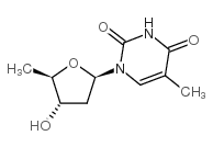 5'-脱氧胸苷结构式