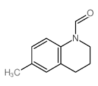 6-Methyl-1,2,3,4-tetrahydroquinoline-1-carboxaldehyde Structure