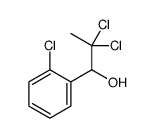 2,2-dichloro-1-(2-chlorophenyl)propan-1-ol结构式