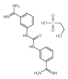 N,N-Bis(3-(aminoiminomethyl)phenyl)-benzenecarboximidamide diesthionate picture