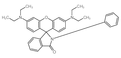 Spiro[1H-isoindole-1,9'-[9H]xanthen]-3(2H)-one,3',6'-bis(diethylamino)-2-phenyl- Structure