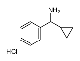 CYCLOPROPYL(PHENYL)METHANAMINE HYDROCHLORIDE Structure