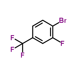 1-Bromo-2-fluoro-4-(trifluoromethyl)benzene Structure