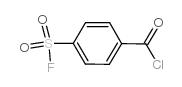 Benzoyl chloride,4-(fluorosulfonyl)- Structure