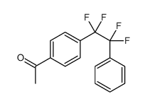 1-[4-(1,1,2,2-tetrafluoro-2-phenylethyl)phenyl]ethanone Structure