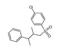 p-Chlorphenyl-2-methyl-3-phenylbutyl-sulfon Structure