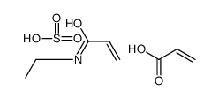 2-Acrylamido-2-methylpropanesulfonic acid-acrylic acid copolymer structure