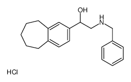benzyl-[2-hydroxy-2-(6,7,8,9-tetrahydro-5H-benzo[7]annulen-3-yl)ethyl]azanium,chloride结构式