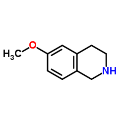 6-甲氧基-1,2,3,4-四氢异喹啉结构式