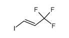 1-iodo-3,3,3-trifluoropropene Structure