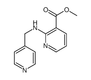 2-((吡啶-4-基甲基)氨基)烟酸甲酯结构式