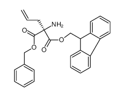 (S)-2-Fmoc-氨基-4-戊烯酸苄酯结构式