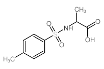 2-(4-甲基苯磺酰氨基)丙酸结构式