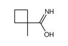 1-Methylcyclobutanecarboxamide结构式