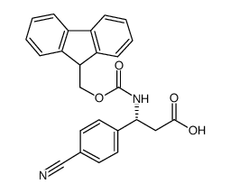 Fmoc-(R)-3-氨基-3-(4-氰基苯基)丙酸图片