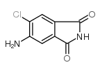 5-氨基-6-氯异吲哚啉-1,3-二酮结构式