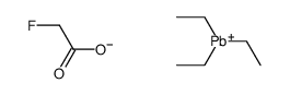 Fluoroacetic acid triethylplumbyl ester structure