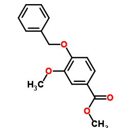 Methyl 4-benzyloxy-3-methoxybenzoate Structure