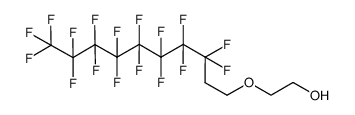 1H,1H,2H,2H,4H,4H,5H,5H-3-oxaperfluorotridecan-1-ol Structure
