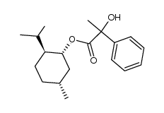 2-hydroxy-2-phenyl-propionic acid menthyl ester结构式