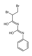 2,3-dibromo-N-(phenylcarbamoyl)propanamide Structure