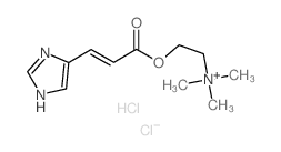 Choline, chloride urocanate, hydrochloride (6CI)结构式