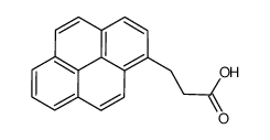 3-pyren-1-ylpropanoic acid Structure