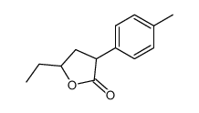 2(3H)-Furanone,5-ethyldihydro-3-(4-methylphenyl)-(9CI)结构式