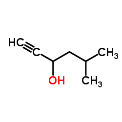 5-Methyl-1-hexyn-3-ol Structure