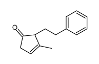 (2S)-3-methyl-2-(2-phenylethyl)cyclopent-3-en-1-one Structure