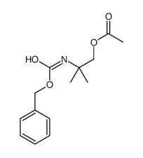 [2-methyl-2-(phenylmethoxycarbonylamino)propyl] acetate结构式
