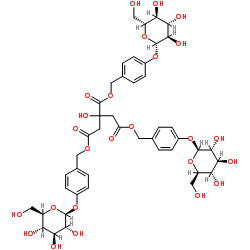 巴利森苷A结构式